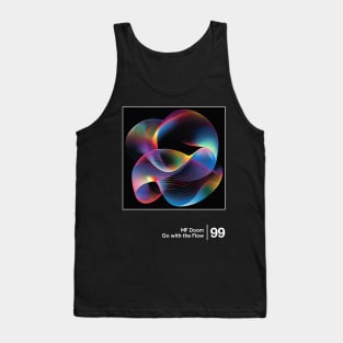 Go With the Flow - Minimalist Style Graphic Design Tank Top